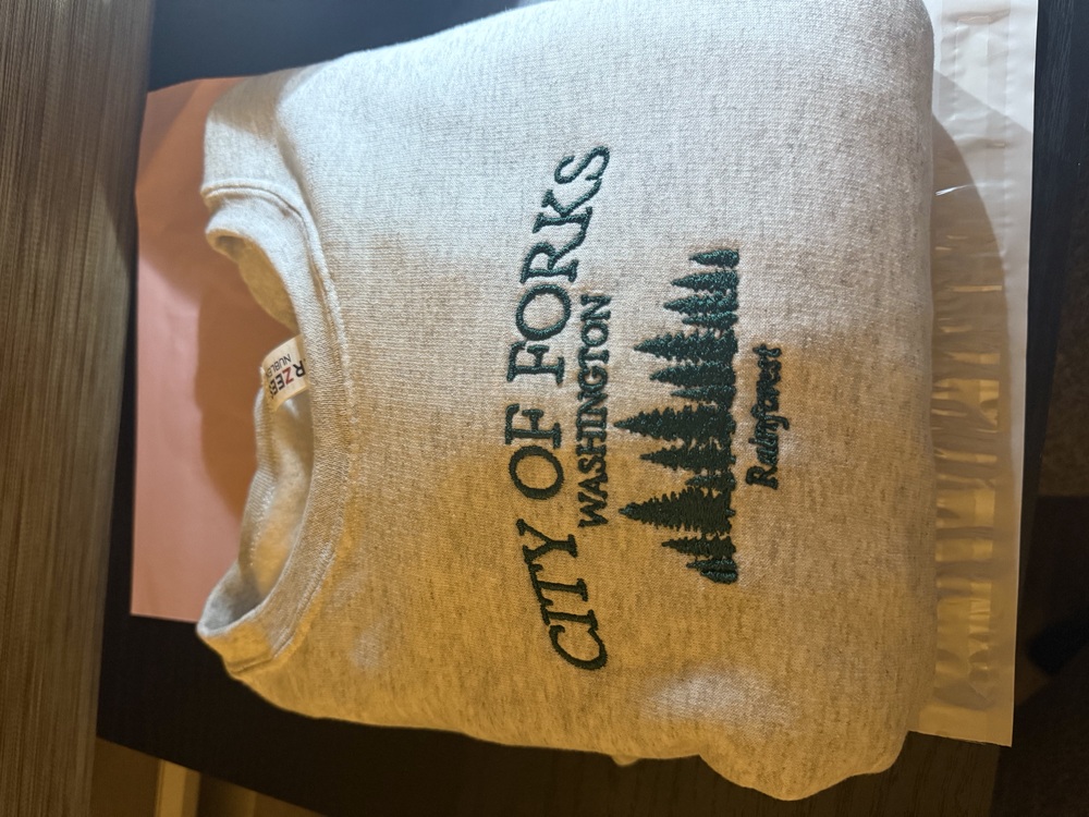 Twilight embroidered sweater